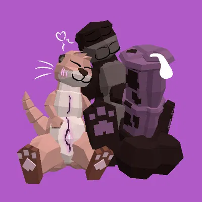 ace giant otter (samichott), luna otter (samichott) created by samichott (artist)