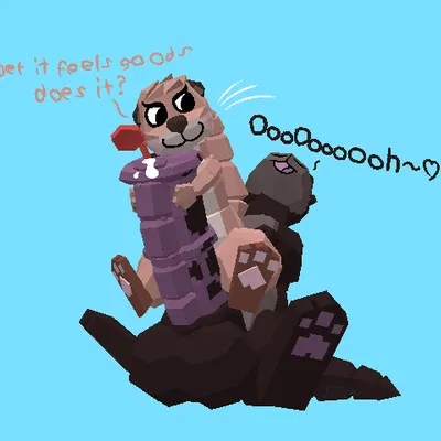 ace giant otter (samichott), luna otter (samichott) created by samichott (artist)