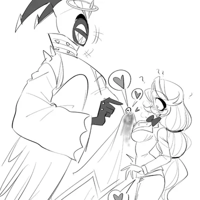 adam (hazbin hotel), charlie morningstar (hazbin hotel, hellaverse) created by nyochandesuyo