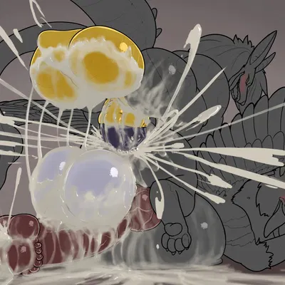 adam the wolf, jeffery the gryphon (character) (mythology) created by luccatoasty