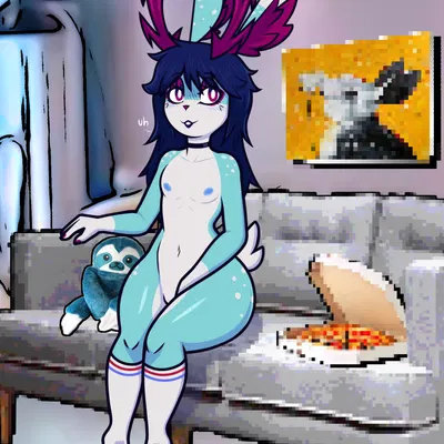 aj jackalope created by rubber2d