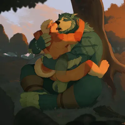 aki ainsworth, howlitebadger created by inuwoo