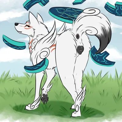amaterasu (okami) (capcom, okami (capcom)) created by muskydusky