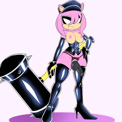 amy rose (sega, sonic the hedgehog (series)) created by fourssss