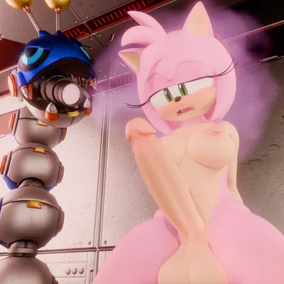 amy rose (sega, sonic the hedgehog (series)) created by twintails3d