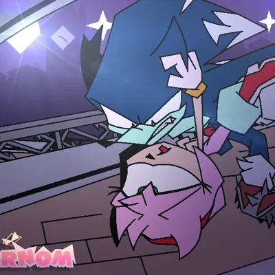 amy rose, sonic the hedgehog, sonic the werehog (sega, sonic the hedgehog (series)) created by sharnom