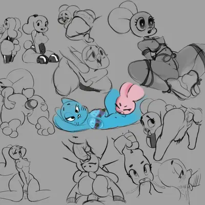 anais watterson, nicole watterson (cartoon network, easter) created by korsia