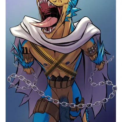 anchovy (tmnt) (idw publishing, teenage mutant ninja turtles) created by iudicium86