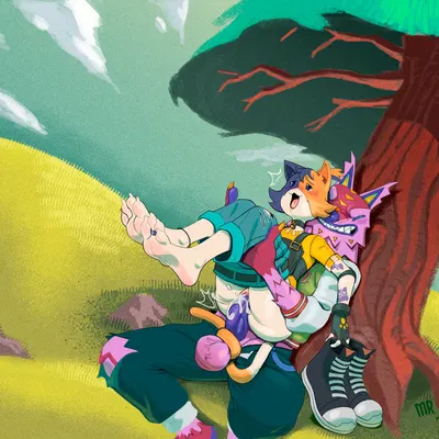 andy fangerson, cate meowdy (epic games, fortnite) created by mrpunkmorph