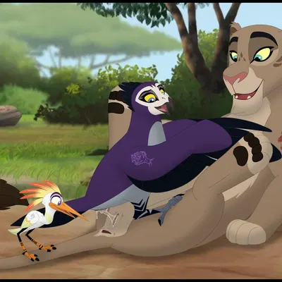 anga (the lion guard), ono (the lion guard), tazama (the lion guard) (disney, the lion guard) created by kaion