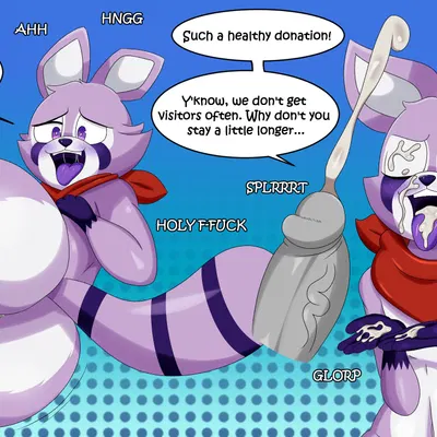 anon, rambley raccoon (indigo park) created by juniperbean