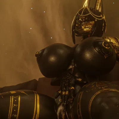 anubis, anubis (bom39) (egyptian mythology, middle eastern mythology) created by xuyachu