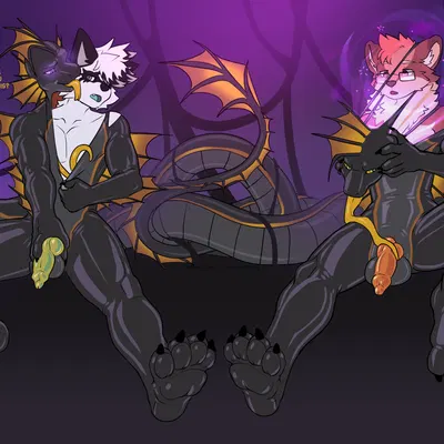 ao (xavier h0), chips savacha, foxah (mythology) created by voidlexus