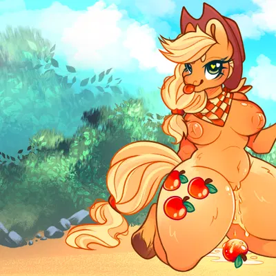 applejack (mlp) (friendship is magic, hasbro) created by sparky sparks