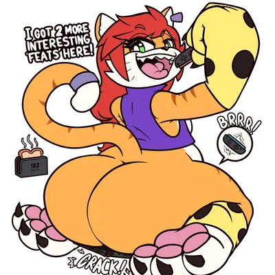 ariel the tiger (nintendo, nintendo switch 2) created by cabezilla