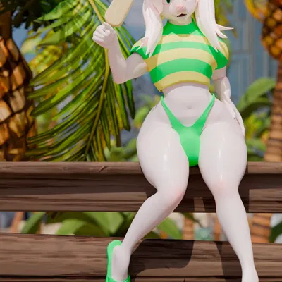 asriel dreemurr (undertale, undertale (series)) created by melongoat3d