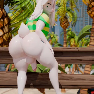 asriel dreemurr (undertale, undertale (series)) created by melongoat3d