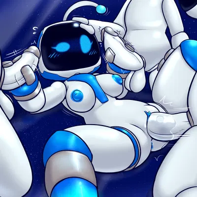 astro (astro bot) (astro bot (series)) created by felino