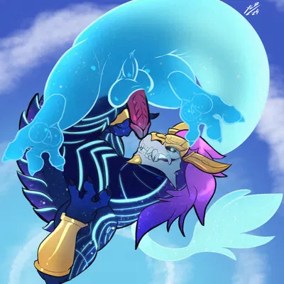 aurelion sol (lol) (league of legends, mythology) created by yellowluster