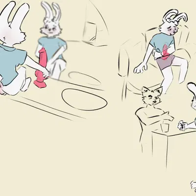 background character, lucienne (soft and wett) created by soft and wett