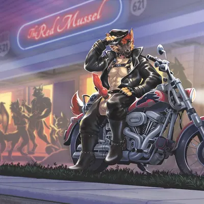 background character, rex (bad dragon) (bad dragon) created by acidapluvia