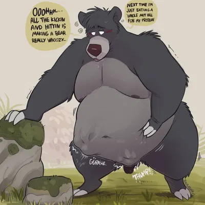 baloo (the jungle book) created by haps