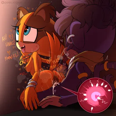 bang the monkey, fan character, sticks the jungle badger (sega, sonic boom) created by dibujito