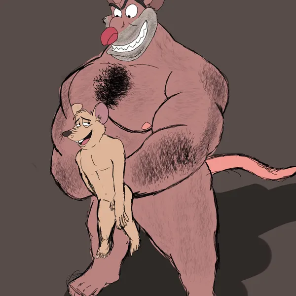 basil (disney), professor padraic ratigan (disney, the great mouse detective) created by hecknsketch