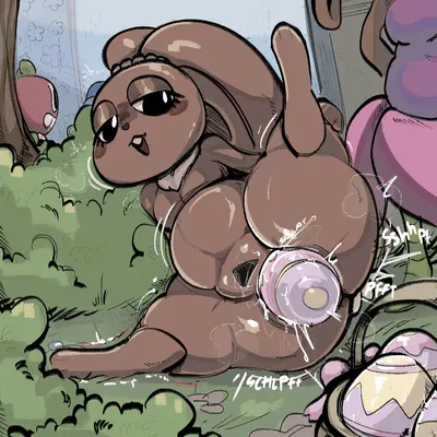 bassie (dandy's world), cocoa (dandy's world), sprout (dandy's world) (blushcrunch studio, dandy's world) created by scrambledeve