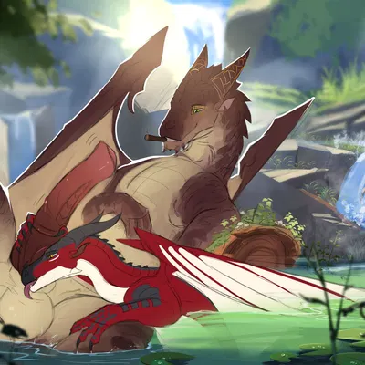 bear (winderside), pyrope (genericdef) (mythology, wings of fire) created by sine nomine x