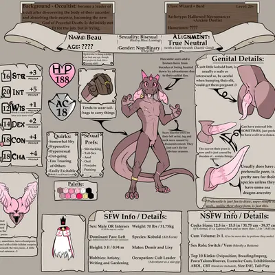 beau the kobold, red crown (cult of the lamb) (cult of the lamb, massive monster (studio)) created by kinkybold, littlesoftpaw