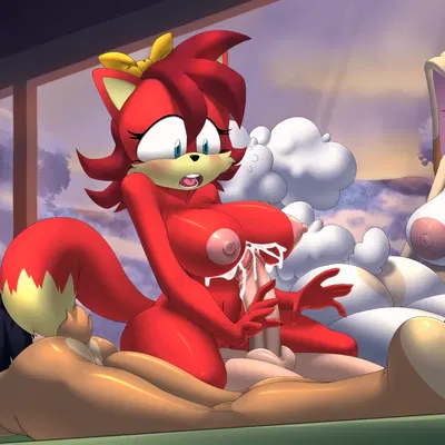 belinda (sonic boom), fiona fox, lanolin the sheep (sonic) (archie comics, idw publishing) created by cappulait