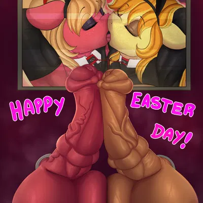 big macintosh (mlp), braeburn (mlp) (friendship is magic, hasbro) created by derpx1