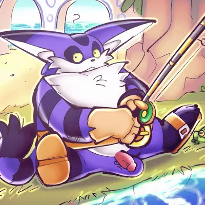 big the cat, froggy (sonic) (sega, sonic the hedgehog (series)) created by salamikii