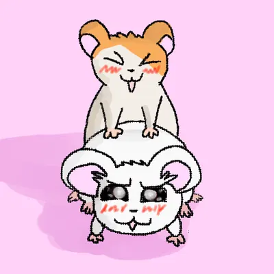 bijou (hamtaro), hamtaro (hamtaro (series)) created by rablat