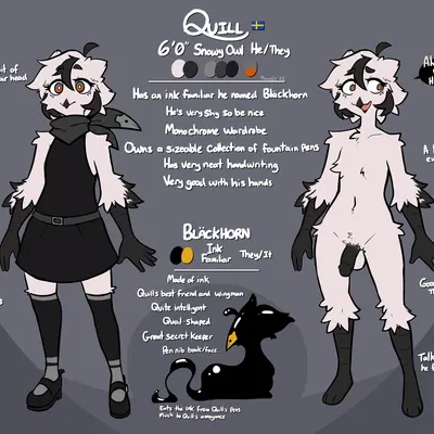 blackhorn, quill (mewgle) created by mewgle