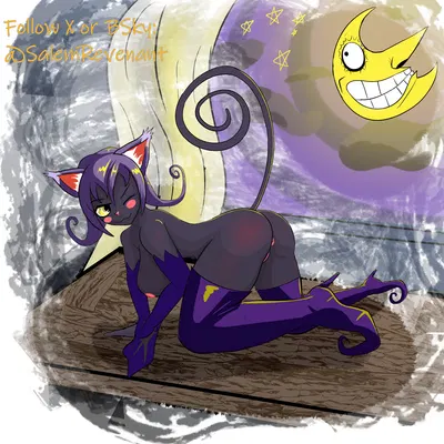 blair (soul eater), moon (soul eater) (soul eater) created by salem revenant