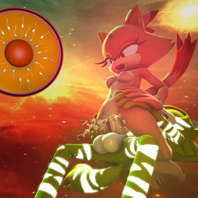 blaze the cat, burning blaze, dradicon the wolf (sega, sonic the hedgehog (series)) created by dradicon