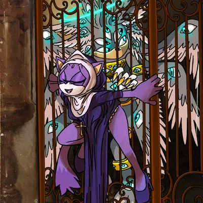 blaze the cat, silver the hedgehog (sega, sonic the hedgehog (series)) created by lavender haze