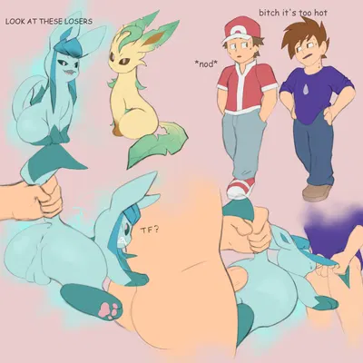 blue (pokemon), red (pokemon) (nintendo, pokemon) created by heardnoevil
