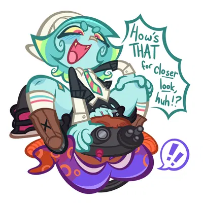 blur sotong (nintendo, splatoon) created by freakshlow