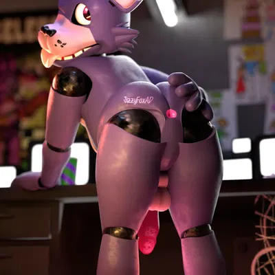 bonnie (fnaf) (five nights at freddy's, scottgames) created by jizzyfox