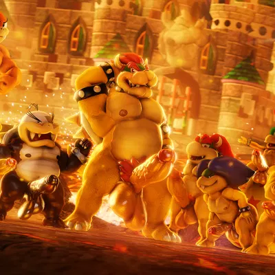 boom boom (character), bowser, bowser jr. (mario bros, nintendo) created by moonwulf