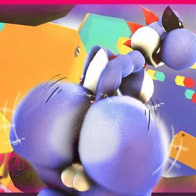 boshi, yoshi (character) (mario bros, mythology) created by shinyagaia