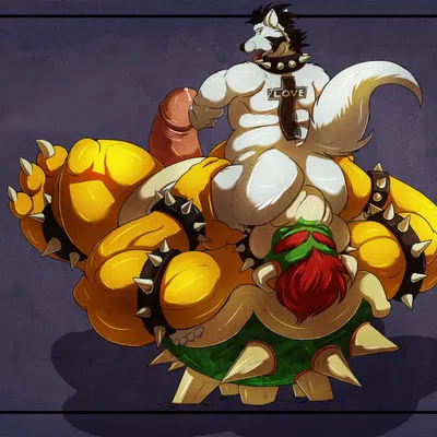 bowser, langdon marston (mario bros, nintendo) created by donryu