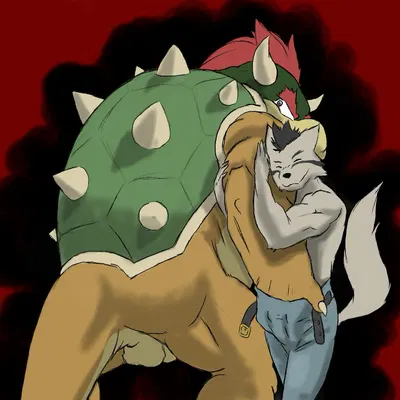 bowser, langdon marston (mario bros, nintendo) created by hamsterinboxers