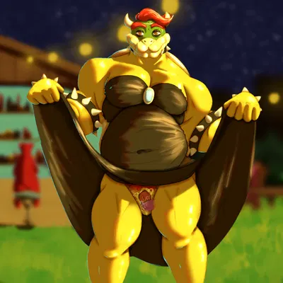 bowser (mario bros, nintendo) created by artemi