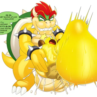 bowser, starlow (mario and luigi (series), mario bros) created by kiffy (artist)