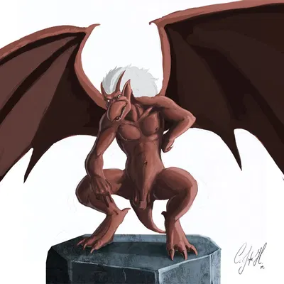 brooklyn (gargoyles) (disney, gargoyles) created by negy