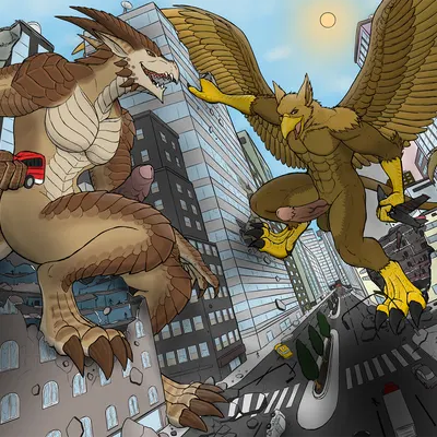 brutus (pyronite), carpo (mythology) created by duskisnowpaw, growingdragon